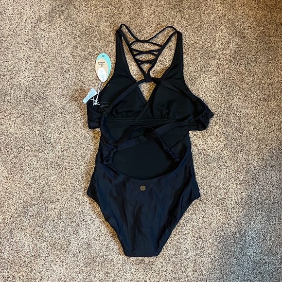 Prana Atalia One Piece Black Womens XS NWT - Picture 4 of 8